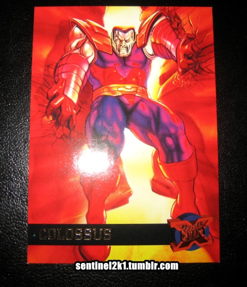 Fleer Ultra X-Men ‘95: Colossus (#11)Defecting from the X-Men to join Magneto’s Acolytes, the metall