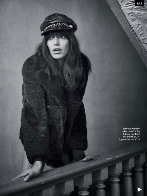 Amanda Wellsh in “Chelsea Girl” by Sebastian Kim Vogue Australia September 2014