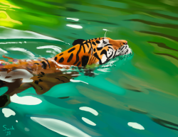 swishchee: drawing swimming animals is a great way to study water effects.