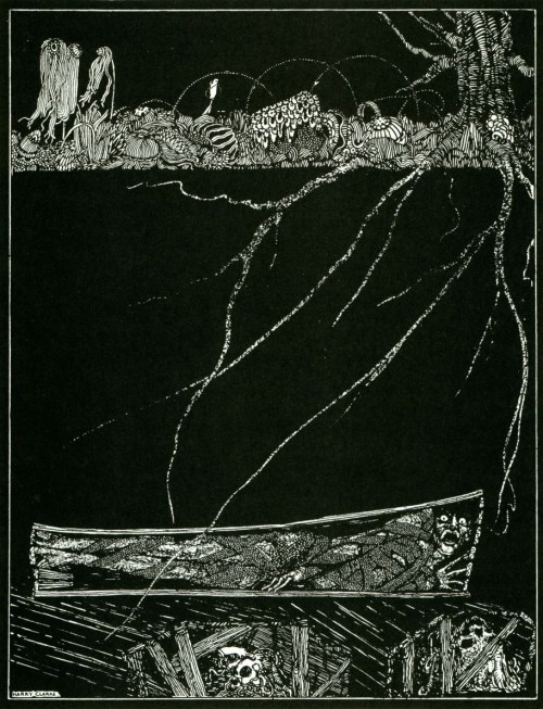 The Premature Burial, from Edgar Allan Poe’s Tales of Mystery and Imagination by Harry Clarke (1923)