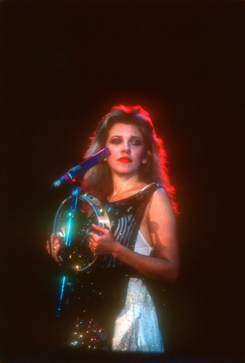 Sparkly Stevie On The Mirage Tour In 1982