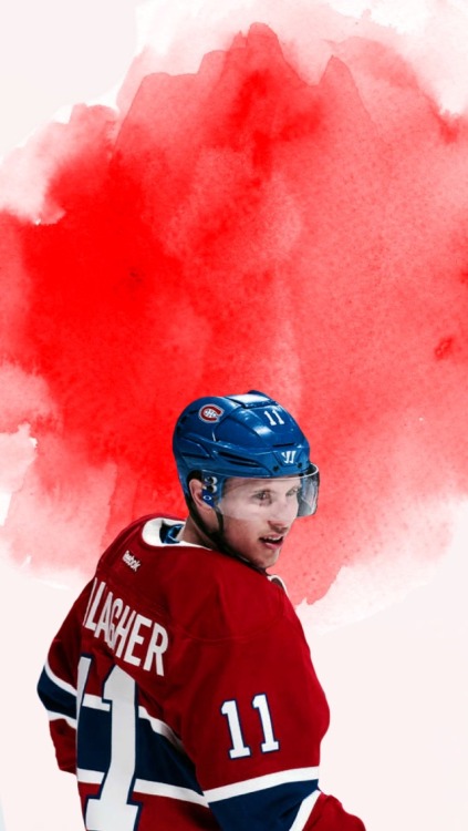 Brendan Gallagher + red &amp; black watercolor /requested by anonymous/