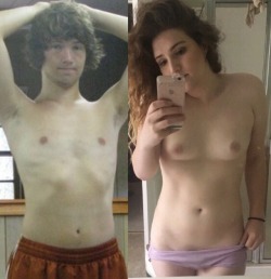 otto-rocket:  Not posting this for nsfw reasons more for a visual of how my body has changed within the past 4 years. Hormones have blessed the fuck out of me and seeing this difference is shocking even to me. This also goes to show that things like this