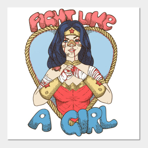 jacko-azrael:    Who says that women are weak?  Art by   gseignemartin https://www.teepublic.com/user/gseignemartin 