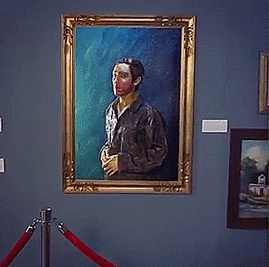 tastefullyoffensive:When art imitates life. [full video]