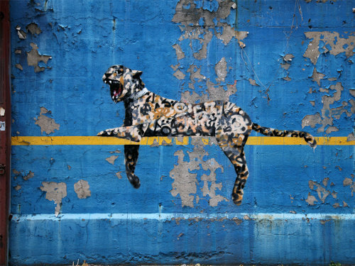 Panther painting by Banksy - Fanuc A98L-0031-0025