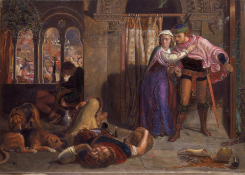 The Eve of St. Agnes by William Holman Hunt, 1847-1857
