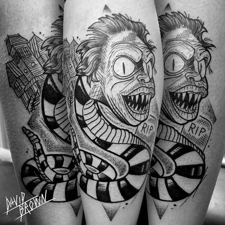 Creepy Beetlejuice Tattoo Designs  Ideas  Tattoo Glee