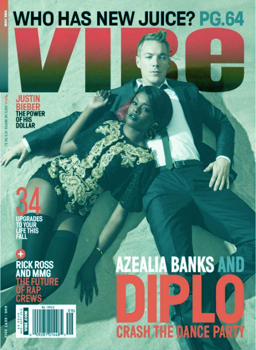 Azealia Banks & Diplo by Smallz and Raskind for Vibe Magazine mafiaandco.tumblr.com/  - M▲FIA&am