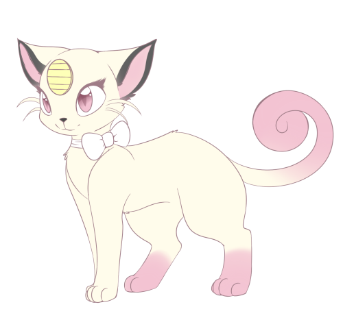 thefireboundmage:  Decided that my pokesona would be a shiny meowth :3 