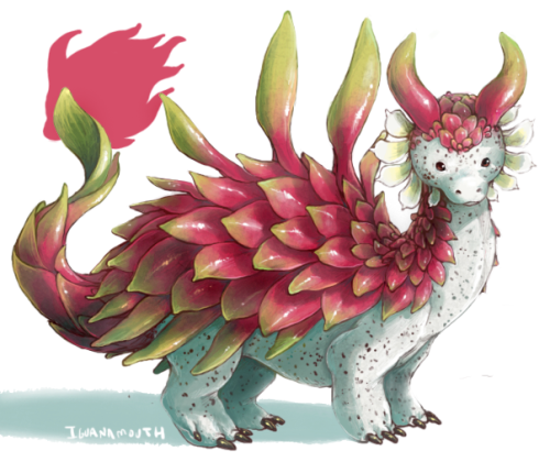 XXX iguanamouth:  fruit dragons ! click through photo