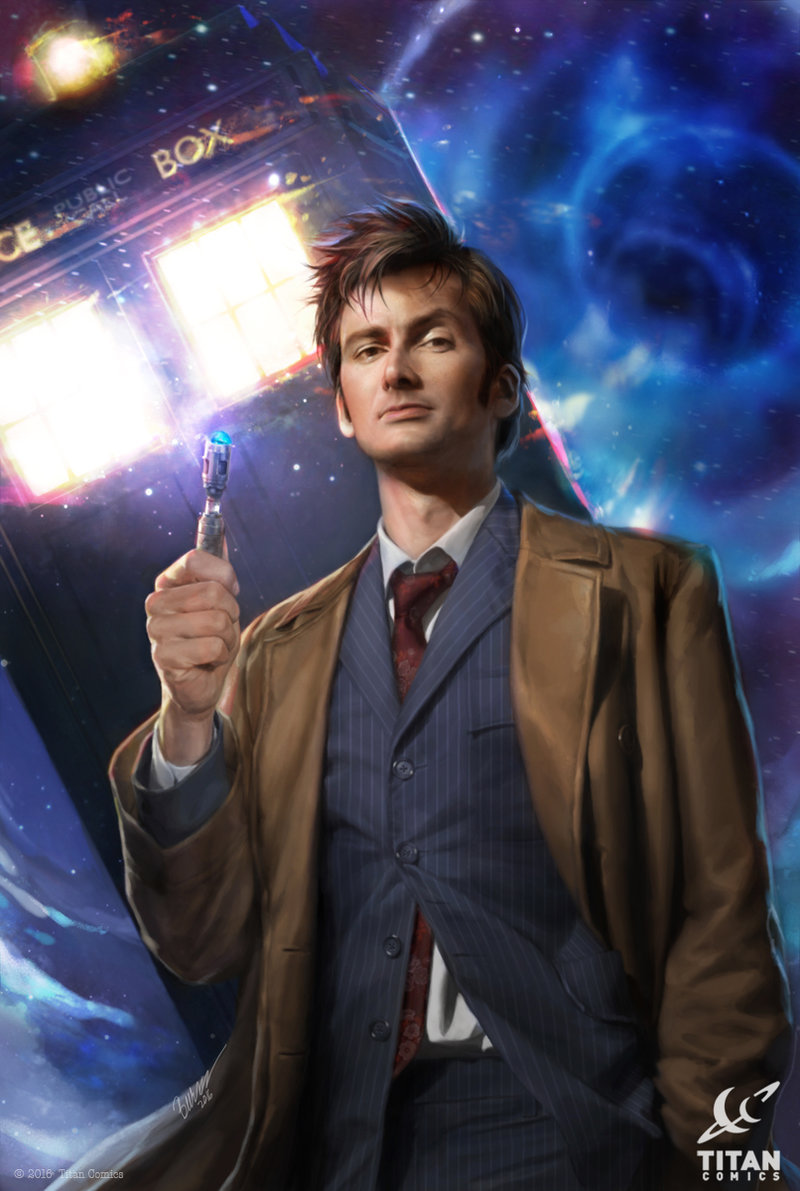 Anime Doctor Who 10th Doctor