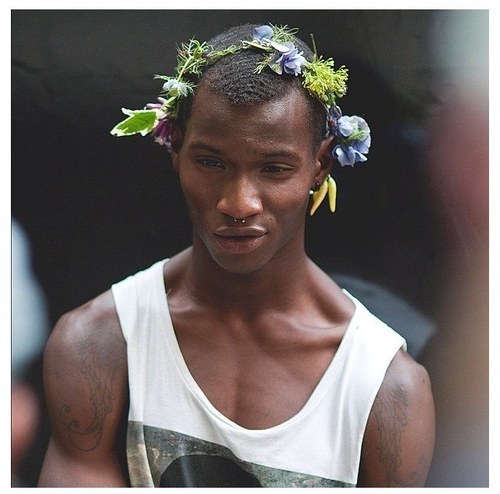 studies-in-ontology:Adonis Bosso & flower crowns