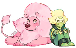 fandoms-females:  ER #3 - Prideful Duo ( peridot_with_lion_haircut_by_suikuzu )   &lt;3 &lt;3 &lt;3