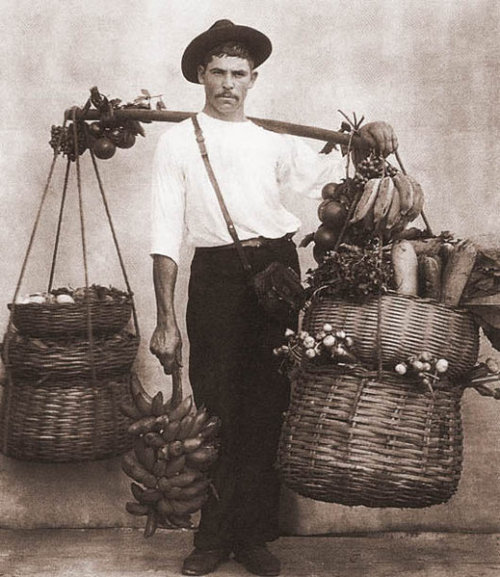 Vendedor Ambulante de Frutas,1895 - Marc Ferrez