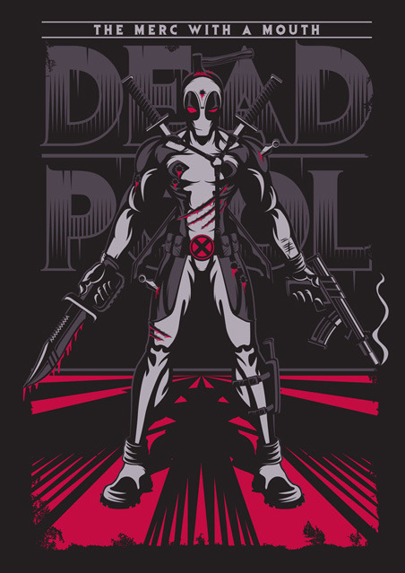 xombiedirge:  Deadpool by Chad Woodward