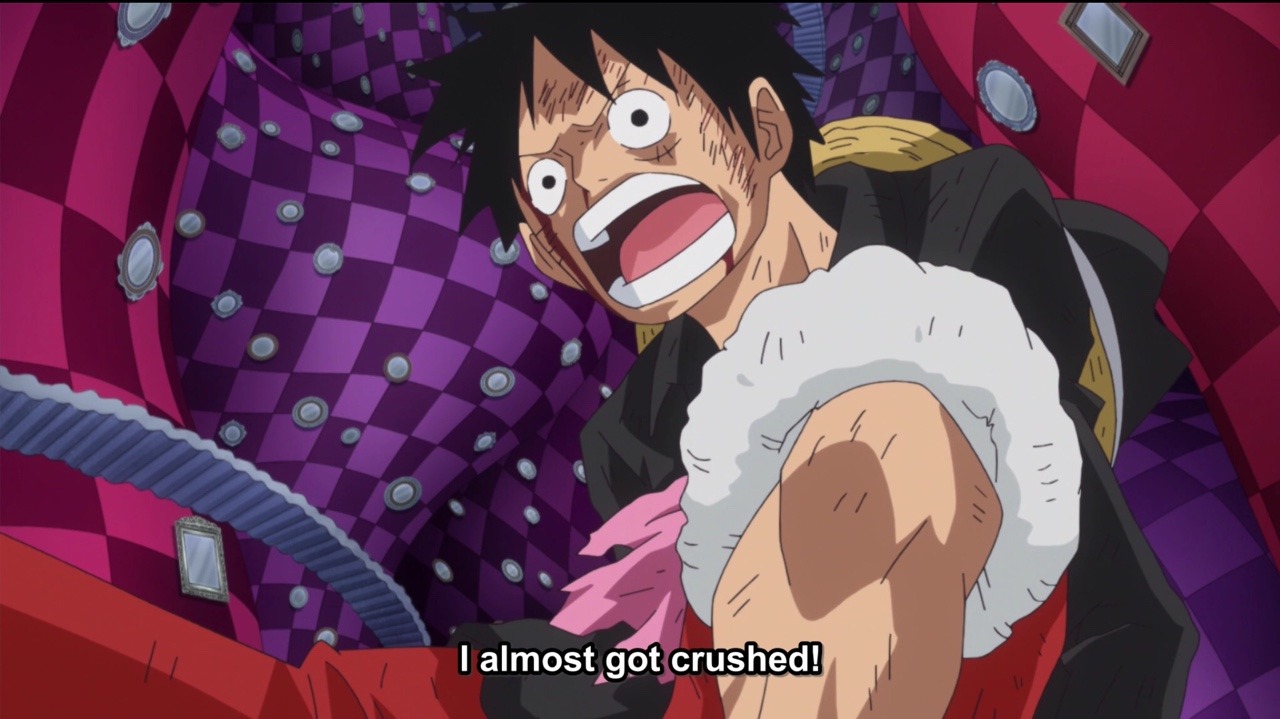 Where shall we go Luffy Luffy Episode 854 of One Piece This