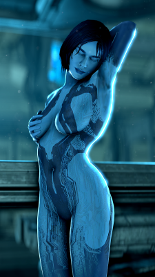 bravo44:  Cortana and chief together again. Commissioned by @kubus-sc7 Thanks for the support ^_^ 