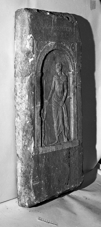 historyarchaeologyartefacts:Ancient Greek tombstone for famed sculptor and architect Callimachus, 5t