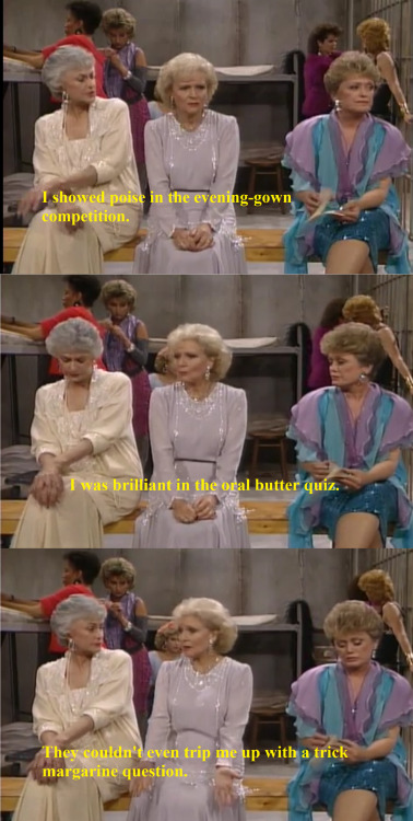 alaskathunderfuckmeup: alaskathor5000: Alaska never loses the chance to do a Golden Girls referenc