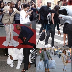 littledips:  Kanye treats Kim like a queen.