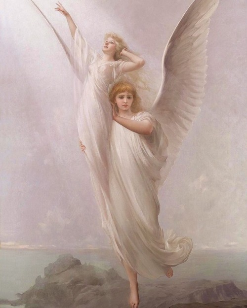 inividia:The Human Soul c. 1894 Luis Ricardo Faléro(Spanish, 1851-1896) oil on canvas
