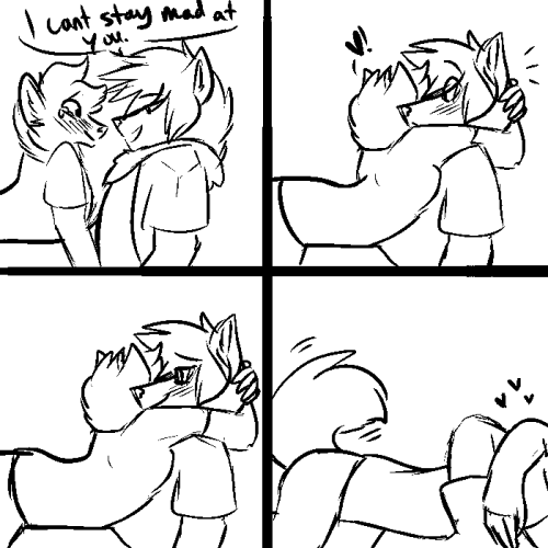 X3 Ahhhh omg >w< Sia your doodles are just too damn cute <3 I especially love that third panel. Those eyes, holyfrick XD