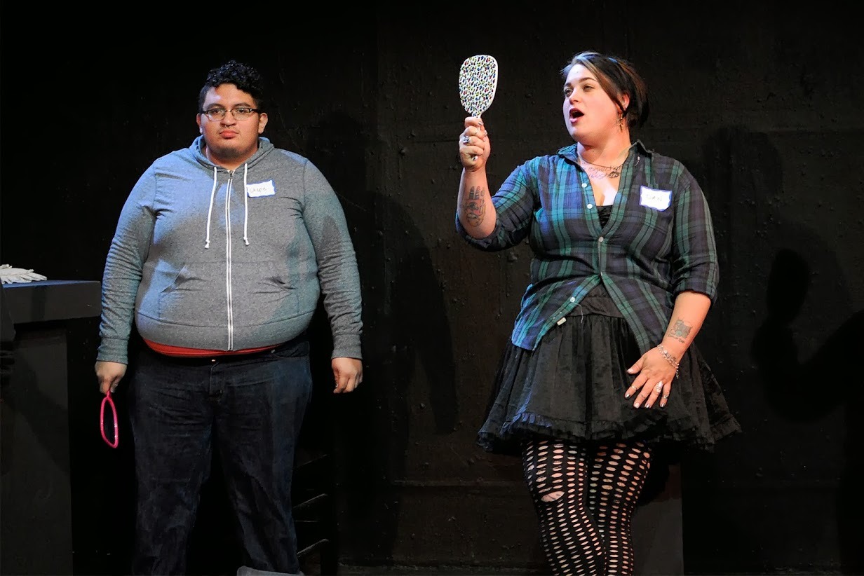 queerandpresentdanger:  Scenes from Fat: the Play, a play some friends and I cowrote