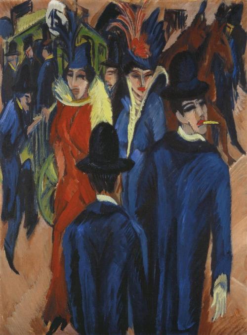 Ernst Kirchner, Berlin Street Scene, 1913-14.