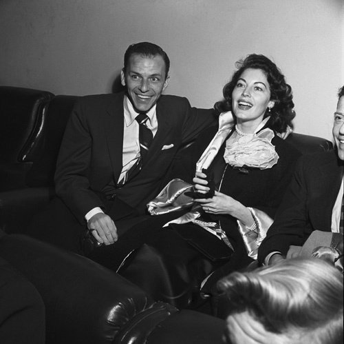 Frank Sinatra and Ava Gardner in 1954