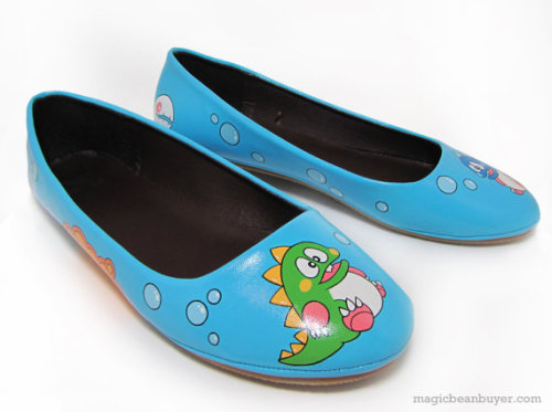 pwnlove: Bubble Bobble Shoes Inspired by the playful, bright arcade game can now add a splash of co