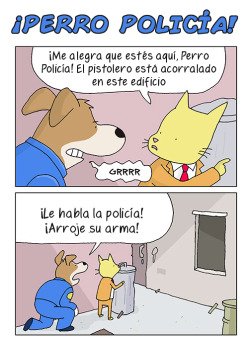 lamofacom:  &lsquo;PERRO POLICÍA!