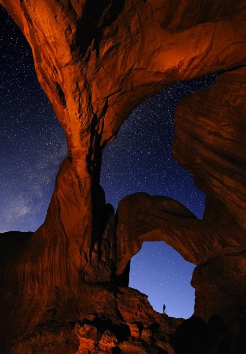 joy2universe:  Today we are traveling to the National Park in Utah. Can you see the milky way?