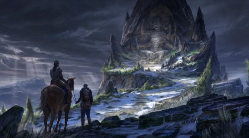 ladynerevar:Elder Scrolls Online, Wrothgar concept art. I’ve not yet seen this tumbld, so I thought 