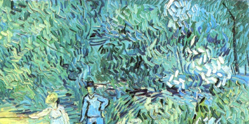 hirohamada:ART HISTORY MEME;Vincent van Gogh + Yellow-Blue Gradient