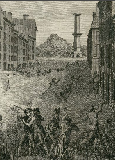 needsmoreresearch:Fusillade au fauxbourg St Antoine, le 28 avril 1789.  “After the pillag