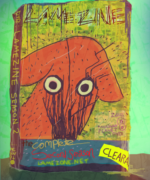 lamezone:  LAMEZINE 002: THE COMPLETE SECOND SEASON by partydog you can get it in two forms: STANDARD Ũ contains:  full comic deleted scenes “animatic pages” guest content from talented friends    DELUXE ฤ also contains:  commentary 3 more microwave