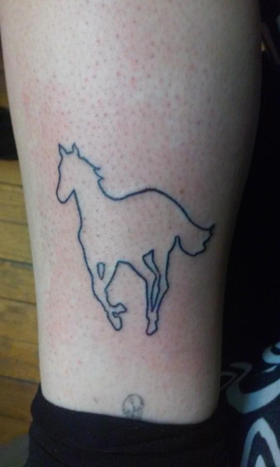 White Pony tattoo  Deftones tattoo Pretty tattoos Rockstar tattoo
