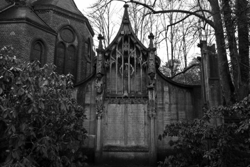 Friedhof Wannsee II - small cemetery in the neighbourhood of the Liebermann mansion close to Wannsee