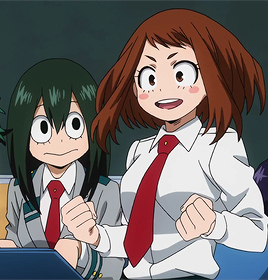 tsuyusochako:girlfriends! 