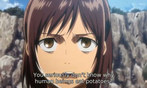 james-p-sullivan:  ask-the-black-reaper:  james-p-sullivan:  what the fuck am i even watching  a show about potatoes  yeah  a show  about  potatoes