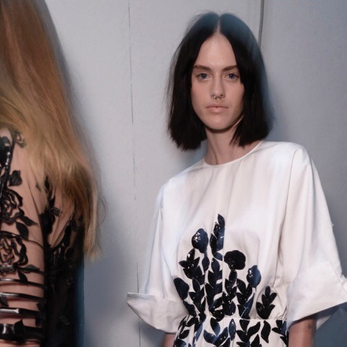 maccosmetics:  M∙A∙C Backstage at Blumarine, SS15 Milan Fashion Week