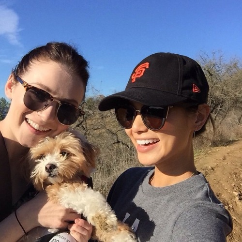 oncerstv: Jamie Chung with Sarah Bolger &amp; her dog - “Best thing about the holidays?! C