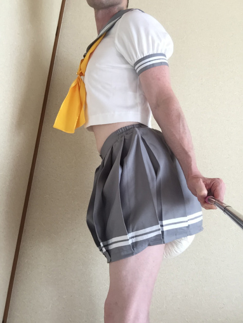 I was spanked, dressed for school and diapered appropriately.  All the school girls laugh as Mommy t