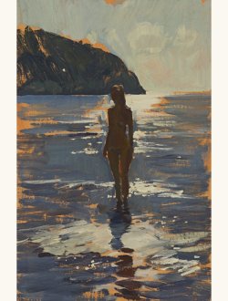 lilithsplace:  Tina Backlit Study, 2015 - Marc Dalessio (b. 1972) oil on panel  |  source: 