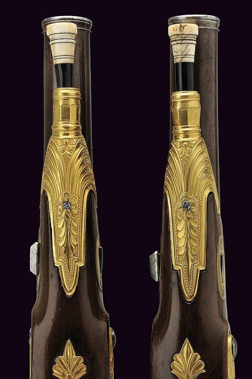 peashooter85: A pair of Spanish made percussion pistols produced in Eibar for the Chinese marke