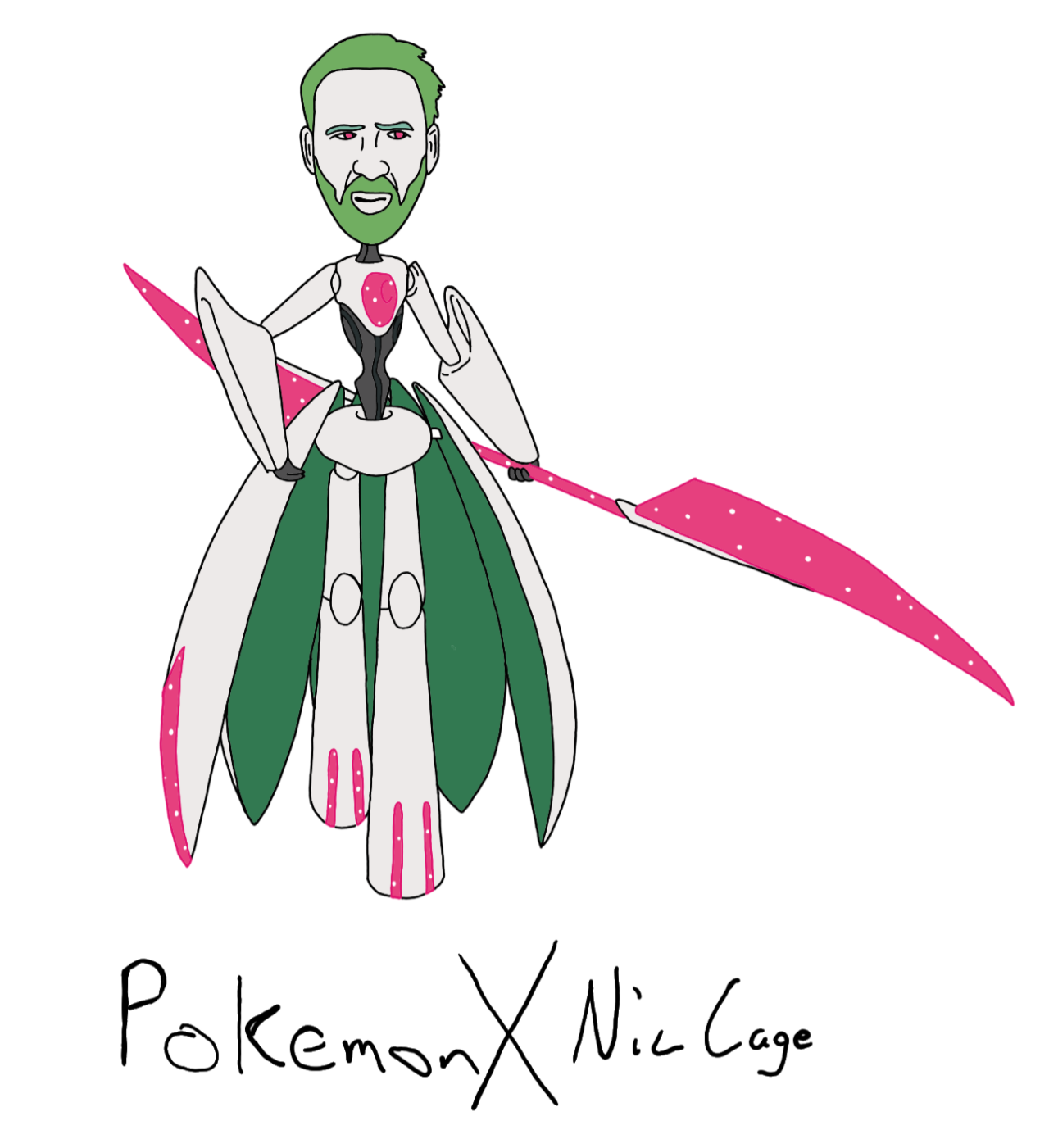 Pokemon X Nic Cage — #795 Pheromosa