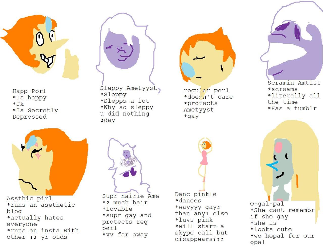 dirtypearlmethystconfessions:  Tag urself, I’m Supr Hairie Ame.