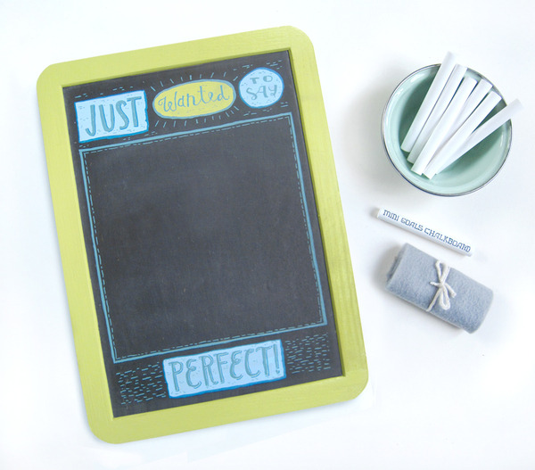 betype:  Mini Goals Chalkboards by Mary Kate McDevitt