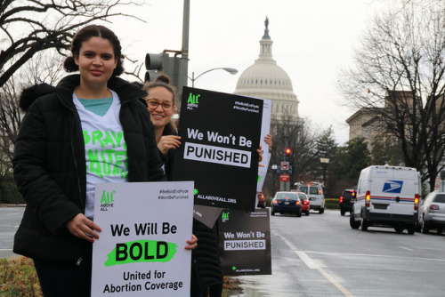 This morning, we headed to Capitol Hill with a BOLD message for the new Congress: We won’t be 